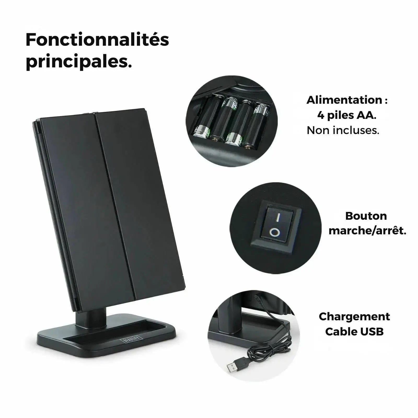 Miroir Pliable Fonctions