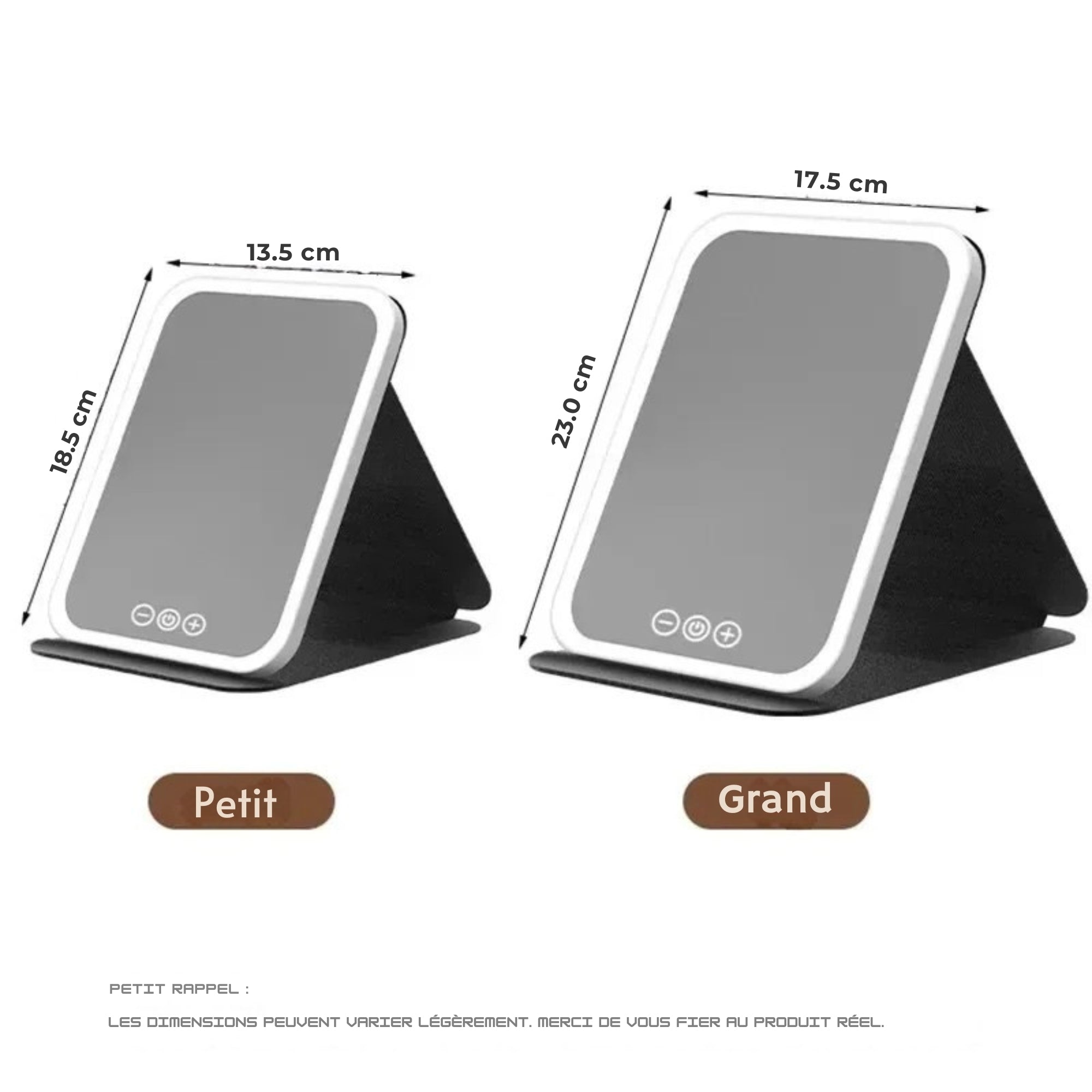 Miroir Coiffeuse Taille