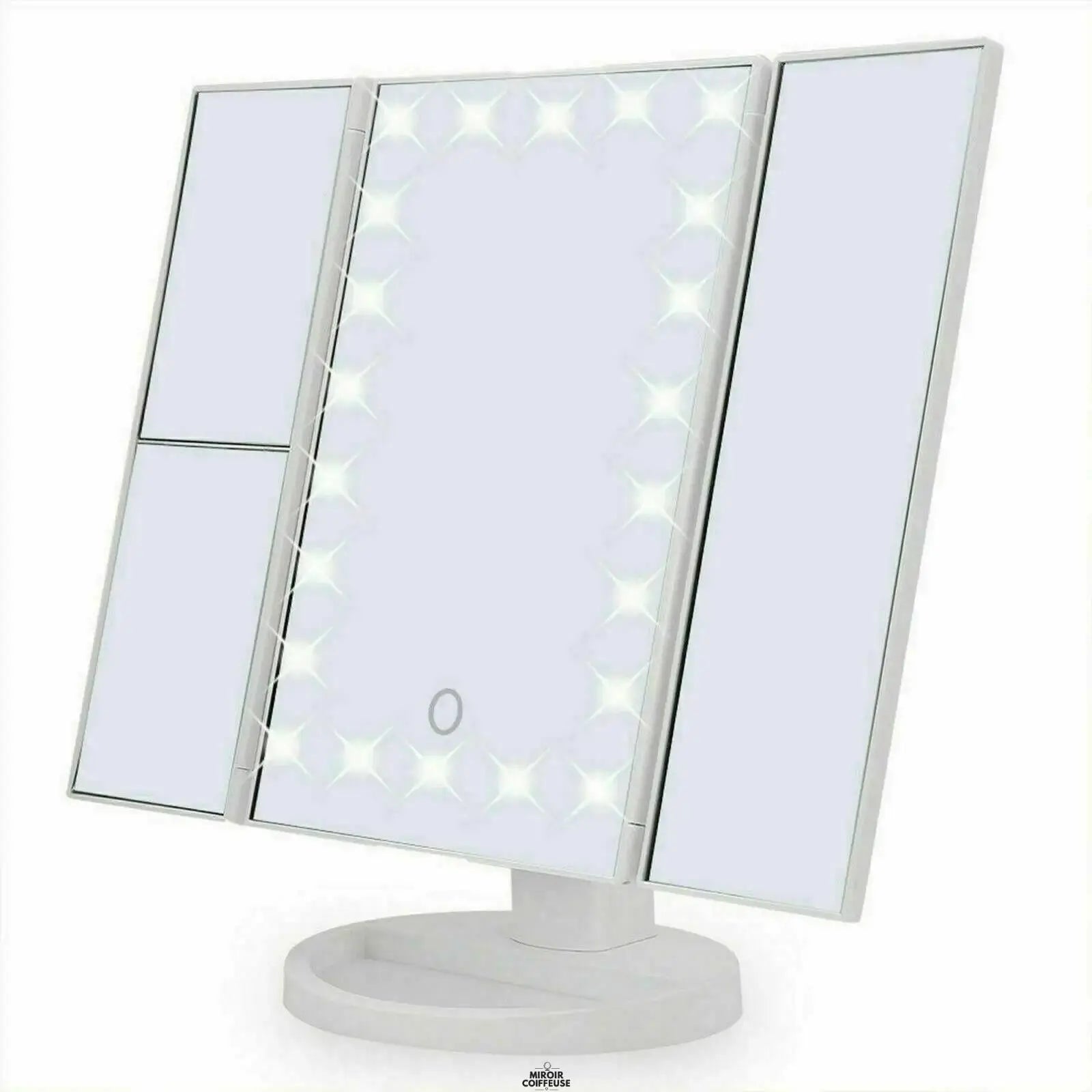 Miroir Coiffeuse LED 3 Volets