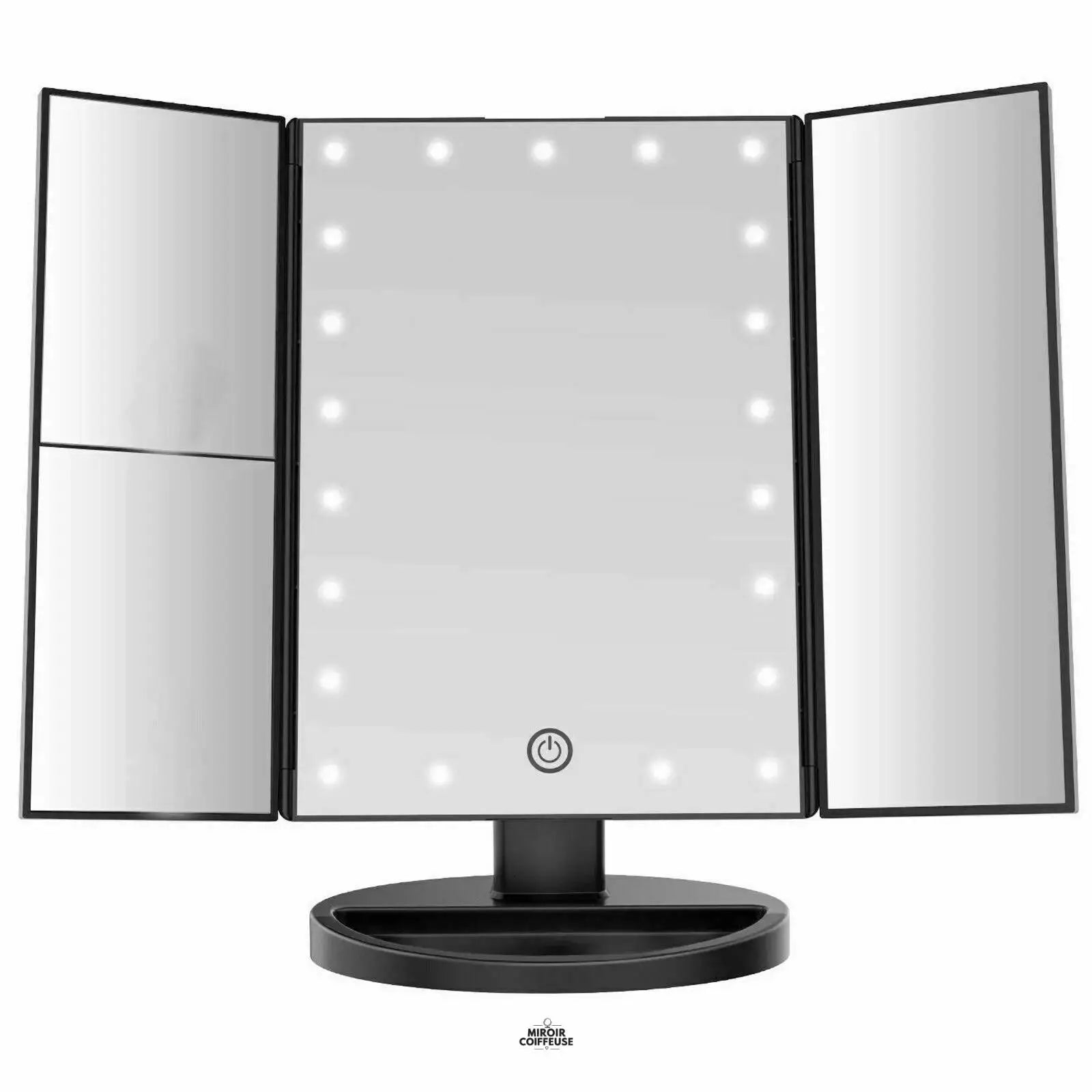 Miroir Coiffeuse LED 3 Volets