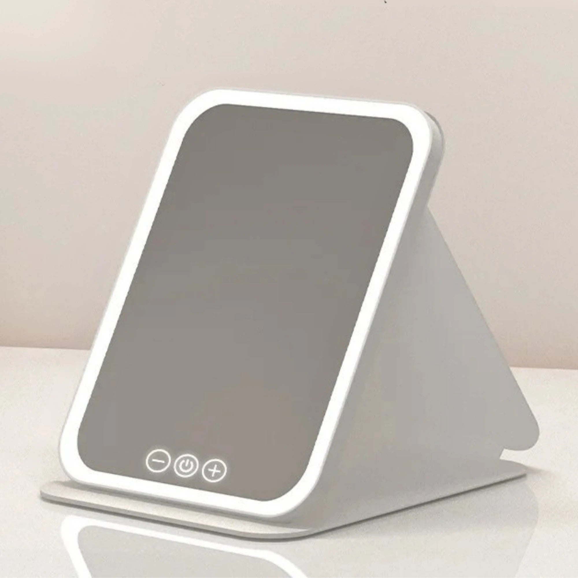 Miroir Coiffeuse Led Petit Format Blanc